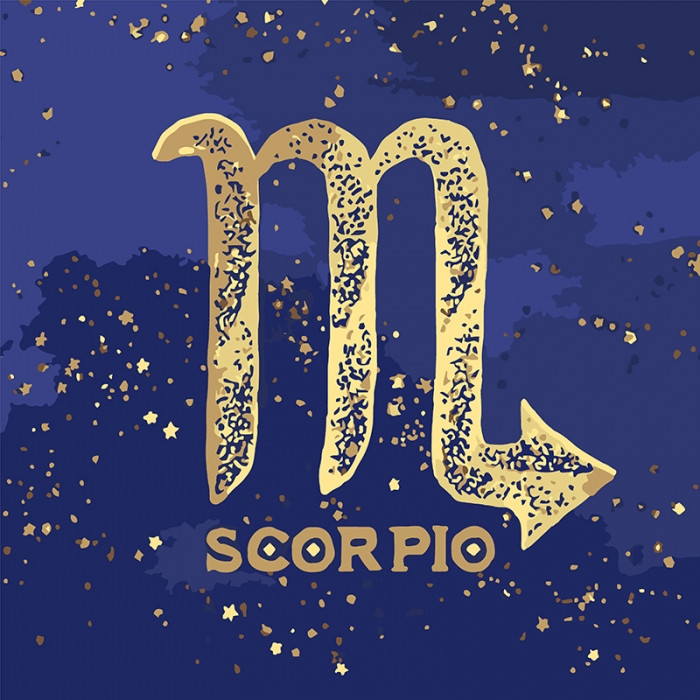

Картина по номерам. Фарба "металік" Знак Зодіаку "Скорпіон" 50*50см (КН9513)