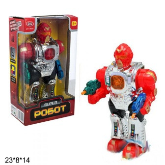 

Робот PLAY SMART 9522 батар.муз.свет.кор.8*14*23 ш.к./48/(9522)