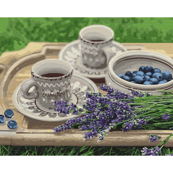 

Картина по номерам. "Лавандовий сніданок" 40*50см (КНО5600)