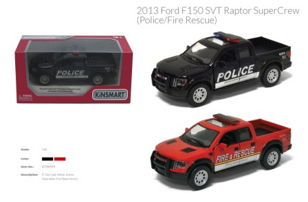 

Модель джип 5" KT5365WPR FORD F-150 SVT RAPTOR SUPERCREW (2013)