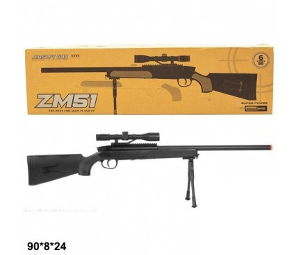 

Автомат CYMA ZM51 з пульками,лазер.прицілом метал+пластик кор.90*8*24(CYMA ZM51)