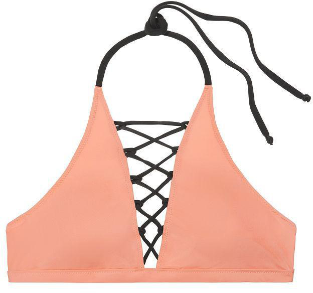 

Верхняя часть купальника Victoria's Secret 1049078492 XS Персиковая