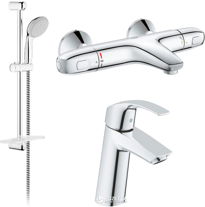

Набор смесителей для ванны GROHE 34101TM (23324001+34155003+27926001)