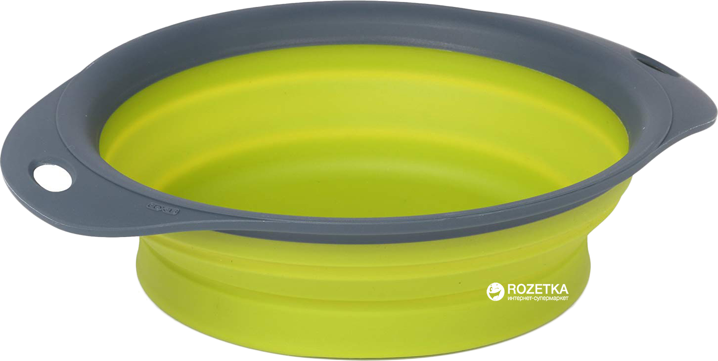 Акція на Универсальная складная миска для кормления для собак Dexas Collapsible Pet Bowl большая 1440 мл Зеленая (dx30793) від Rozetka UA