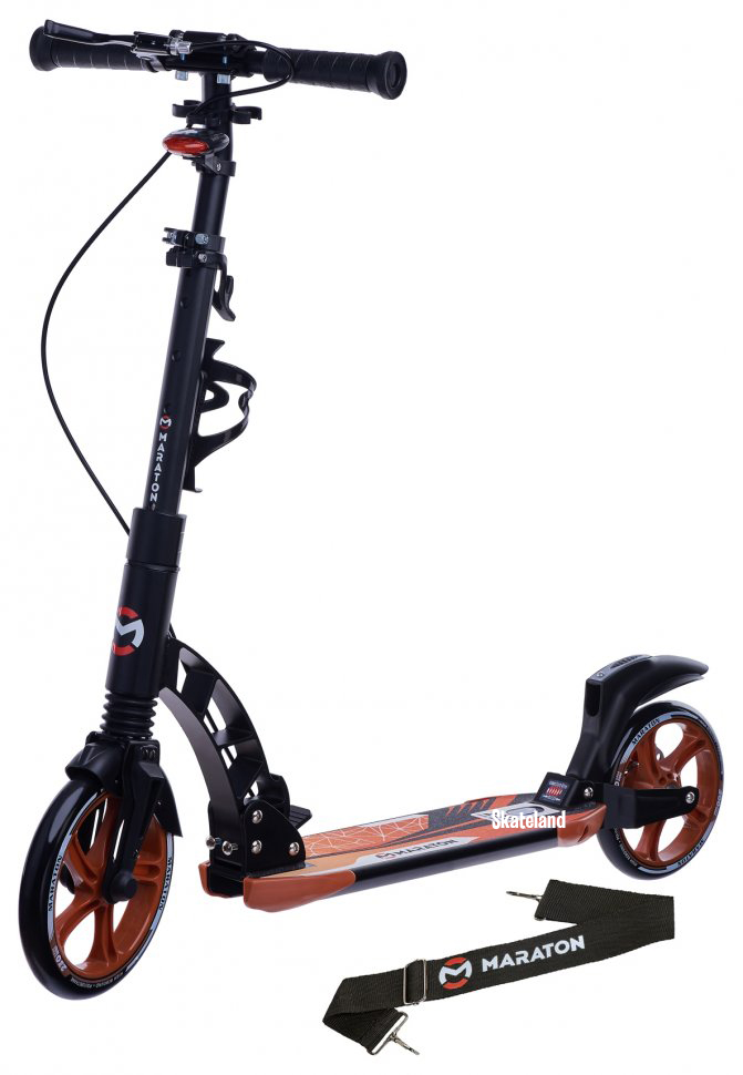 

Самокат двухколесный Maraton Dynamic Pro Black-Orange