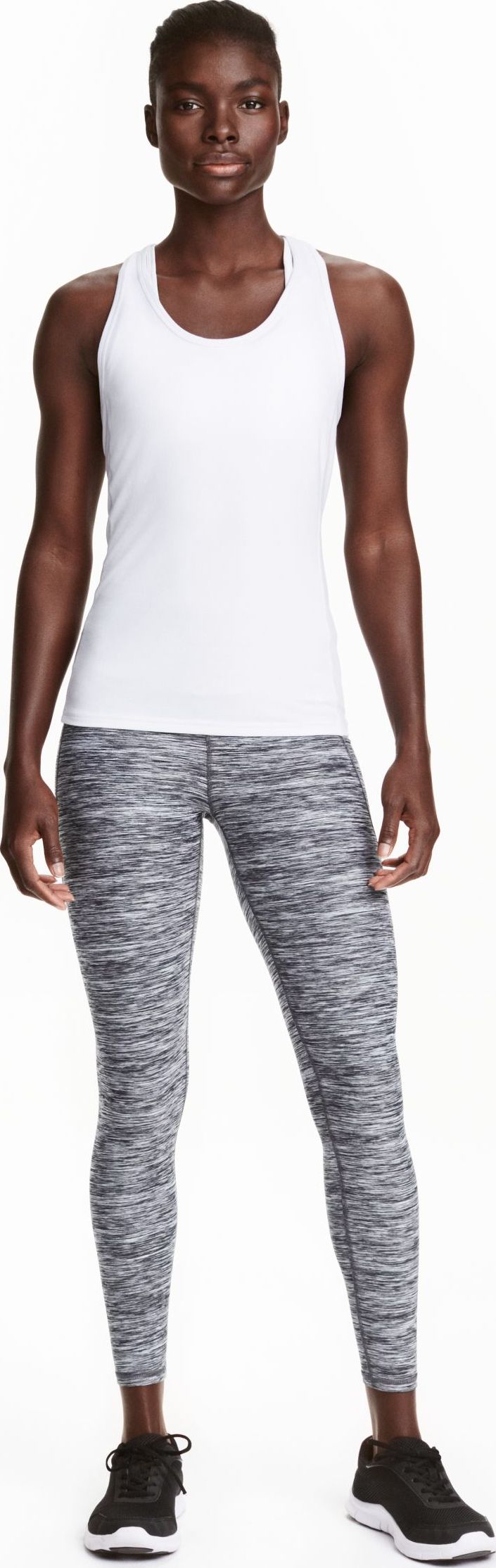 

Спортивные леггинсы H&M Sport 0386548-4 S Серые