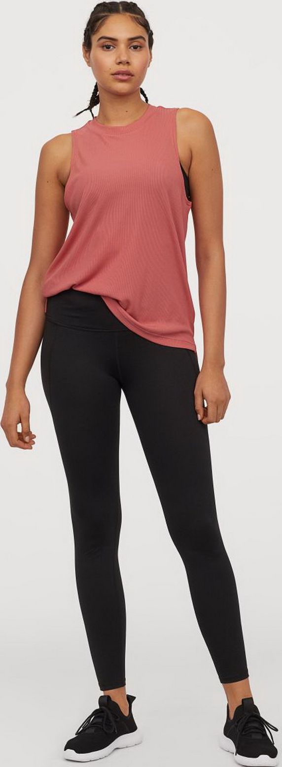 

Спортивные леггинсы H&M Sport 0484398-7 XS Черные