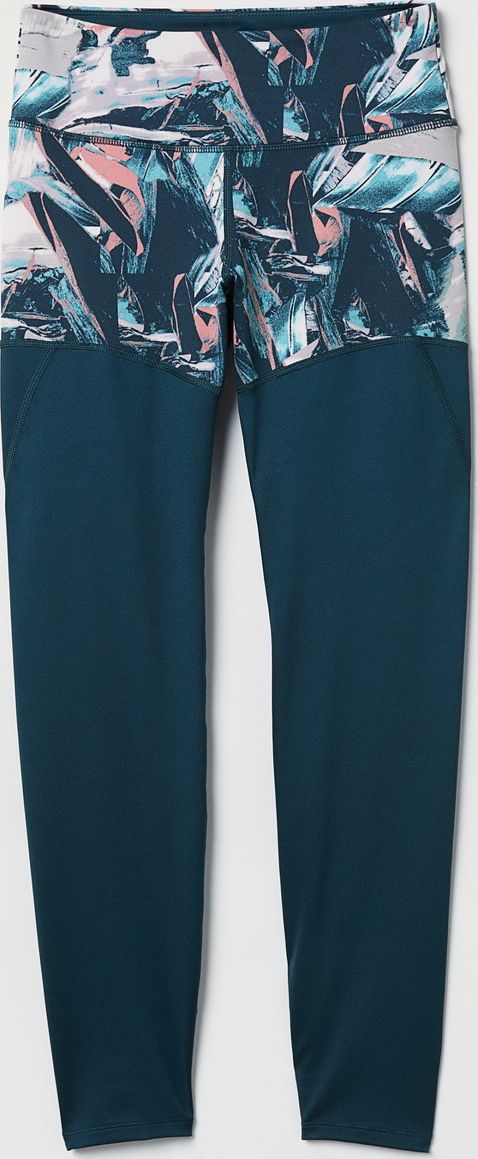 

Спортивные леггинсы H&M Sport 0630116-8 S Изумрудные
