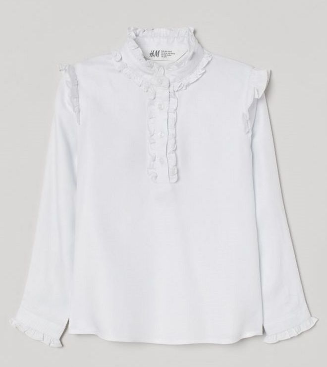 

Блузка H&M 060868332 110 см Белая (6666000115959)