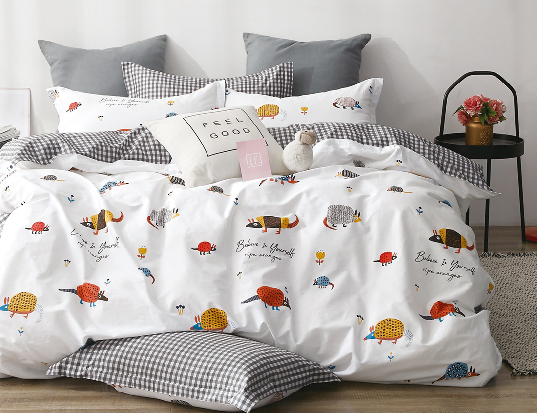 

Комплект постельного белья Love You Light Satin 200х220 "TL 191244"