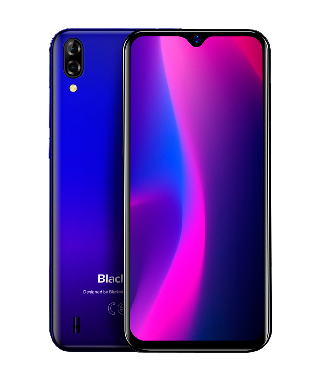 

Мобильный телефон Blackview A60 1/16Gb 4080 мАч Gradient Blue