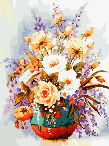 

Картина по номерам ArtStory Пастельные розы, 30 х 40 см (AS0779) (Без коробки)