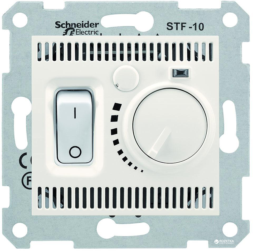 

Терморегулятор Schneider Electric Sedna с температурным датчиком 10 A - 230 В Слоновая кость (SDN6000323)
