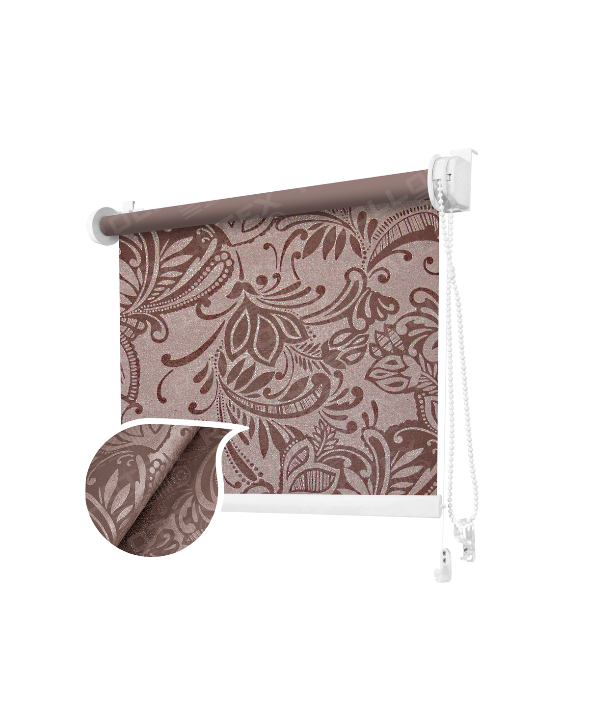 

Ролета тканевая ROLLOTEX Sofi Mini 61х150 см Brown