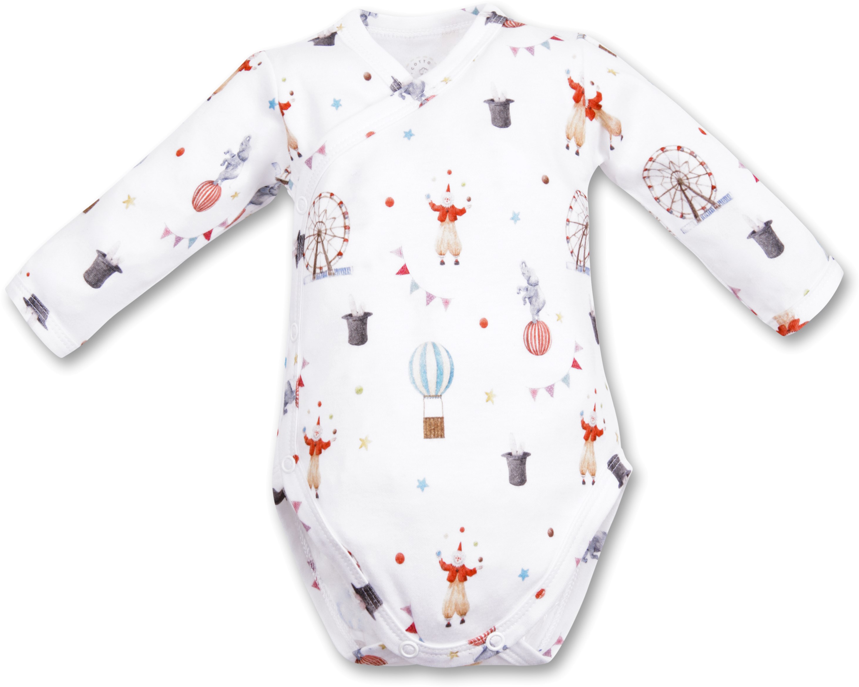 

Боди Cotton Wonder Circus BV001 6-9 мес Белое