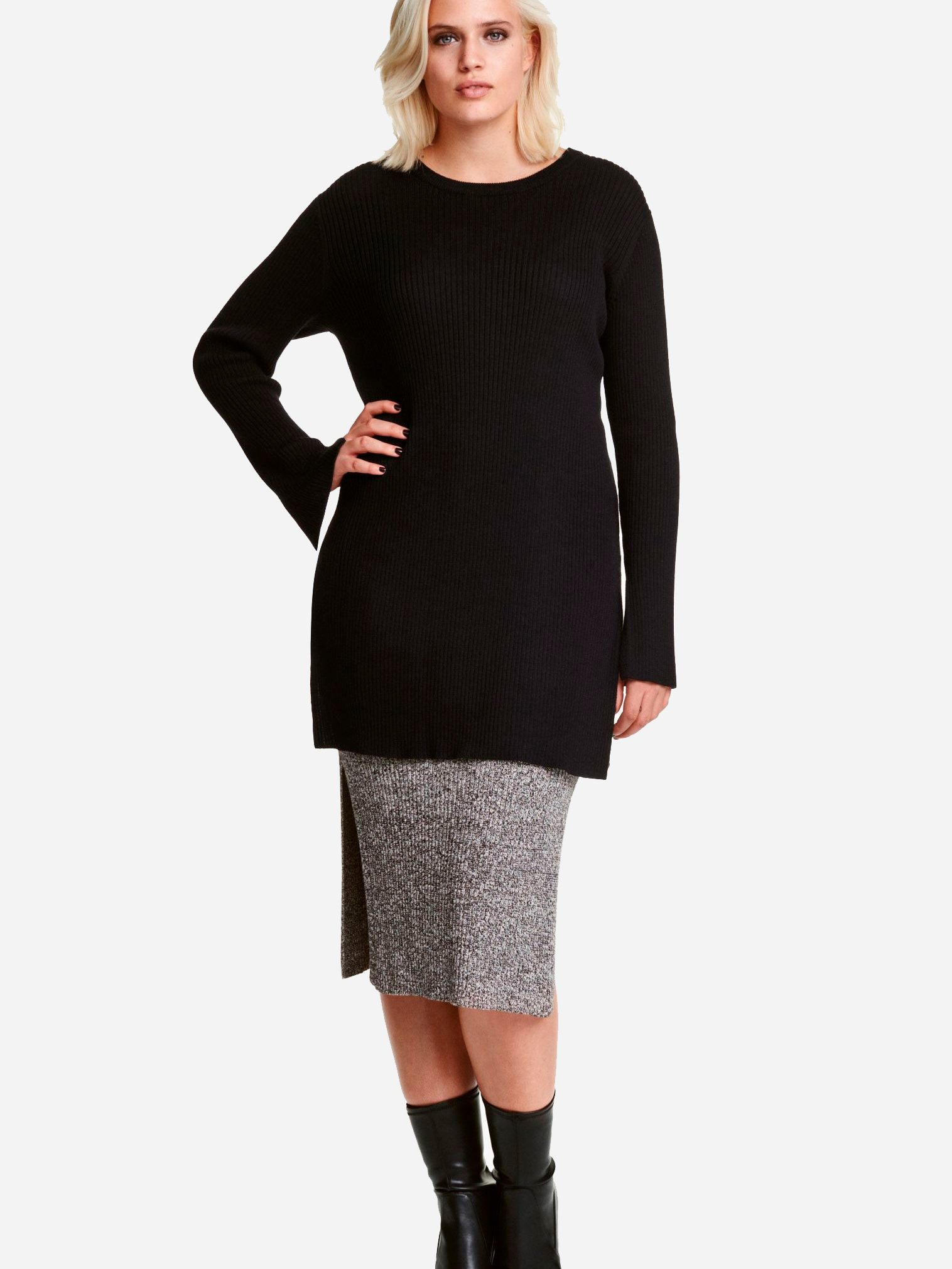 

Юбка H&M 060406238 2XL Серая