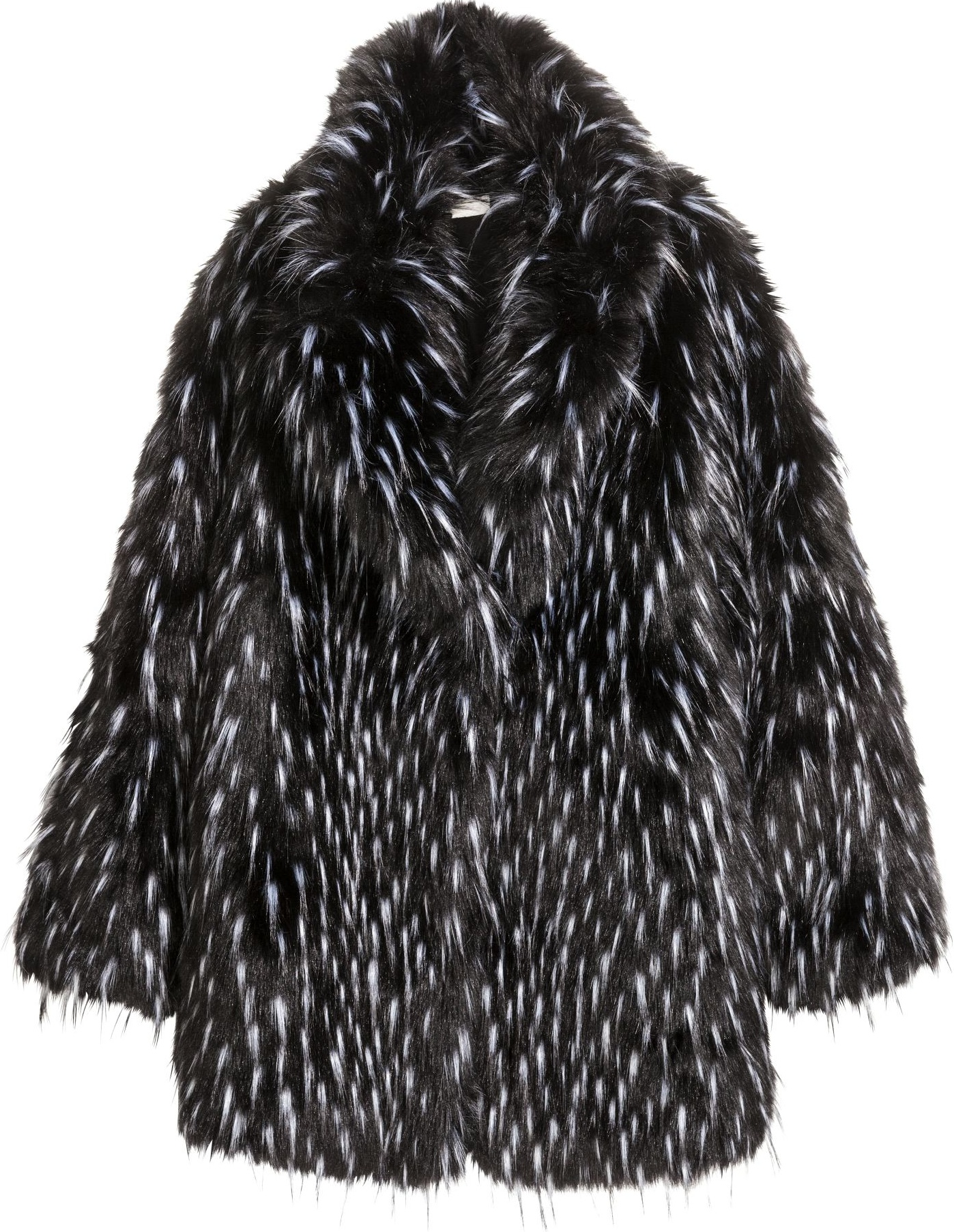 

Полушубок H&M 060571083 44 Черный с белым