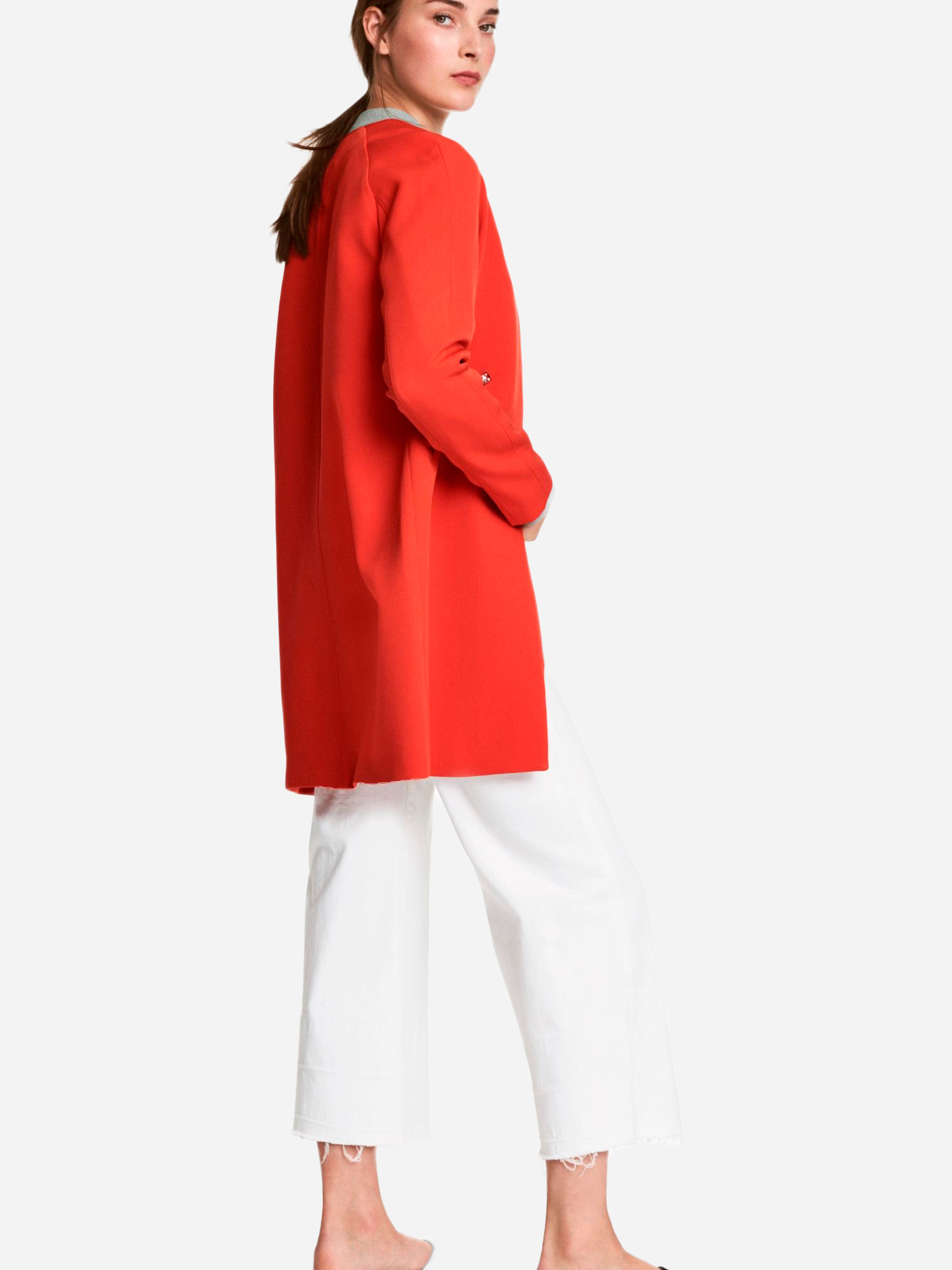 

Пальто H&M 060562520 42 Красное