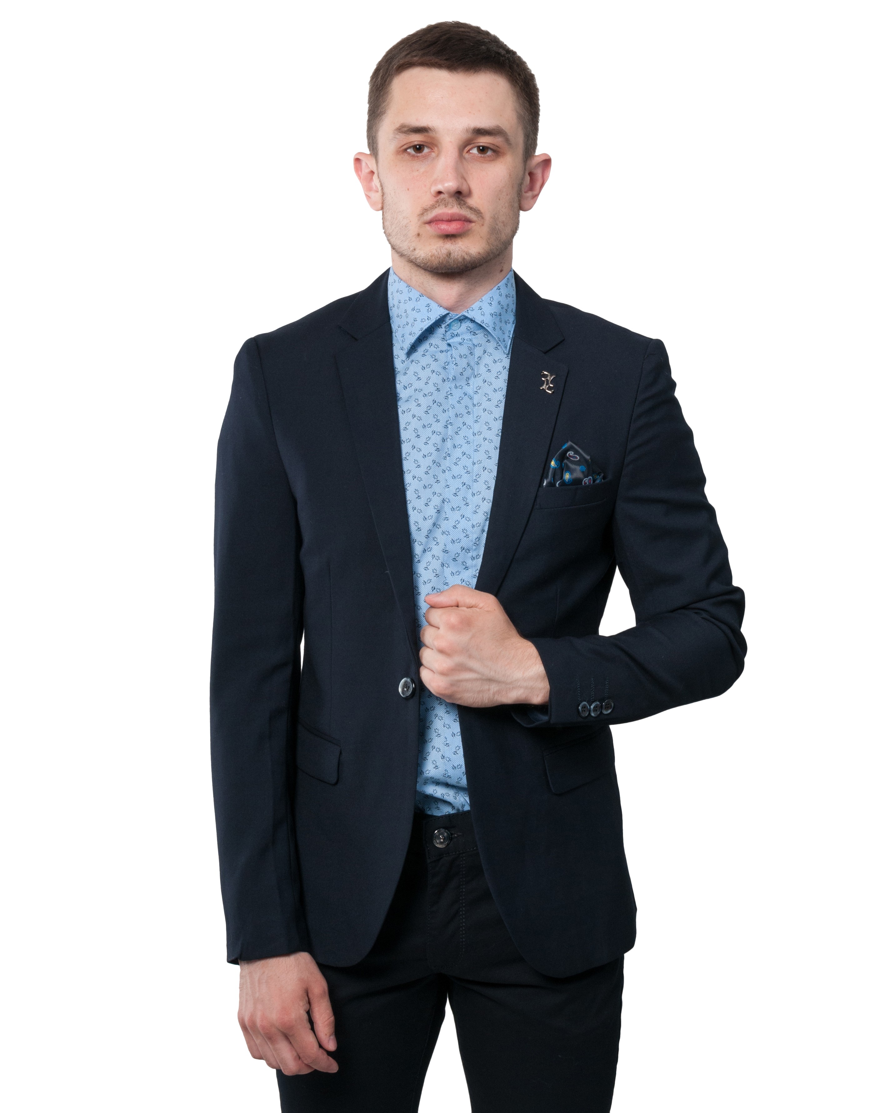 

Пиджак FOLK  темно-синий 697913-42, Пиджак FOLK 56 темно-синий 697913-42