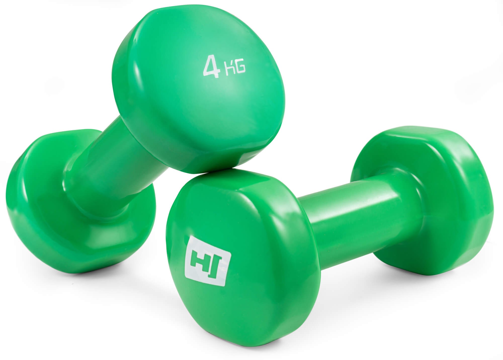 

Гантели виниловые круглые Hop-Sport 2 шт по 4 кг Зеленые (HS-V040DC)