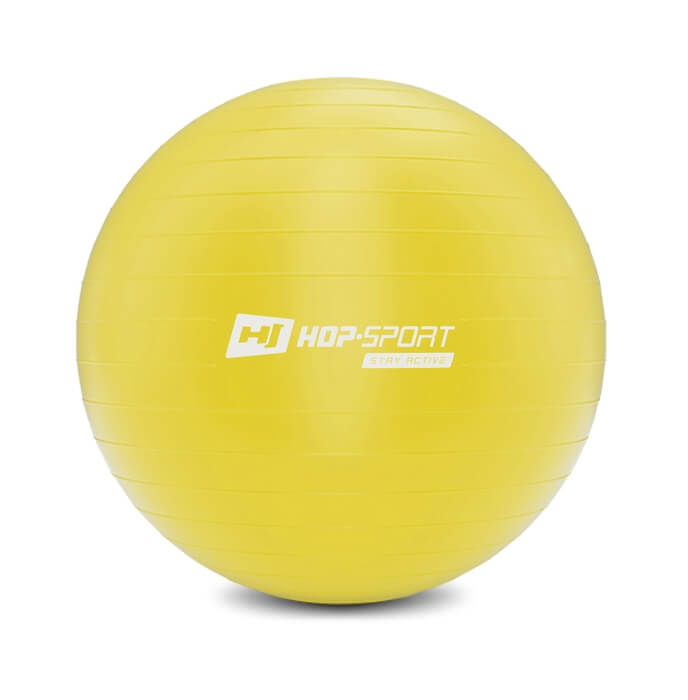 

Фитбол Hop-Sport 55 см желтый с насосом 2020 (HS-R055YB)