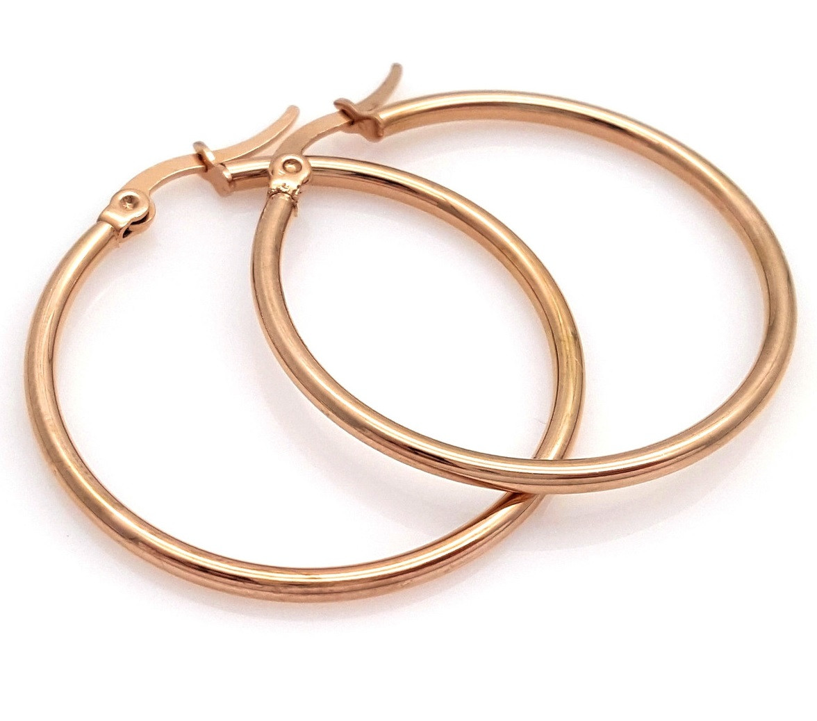 

Серьги медицинское золото Xuping 705076 35х2 мм