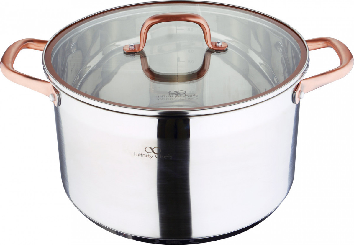 

Кастрюля с крышкой на 9,5 л Bergner BGIC-3506