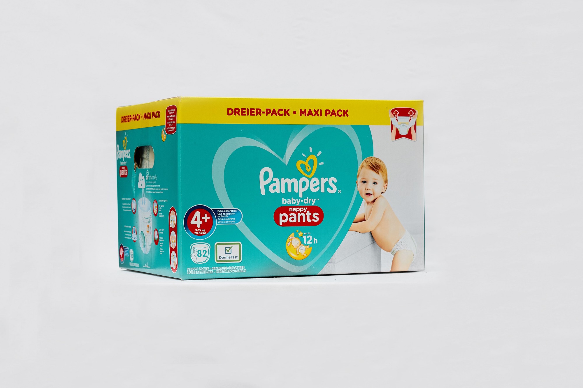 

Підгузки-трусики PAMPERS Pants для хлопчиків і дівчаток Maxi 4+(9-15 кг) 82 шт