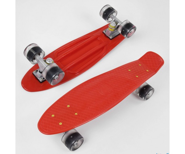 

Пенниборд Best Board (Penny Board) 8181 Красный со светящимися колесами