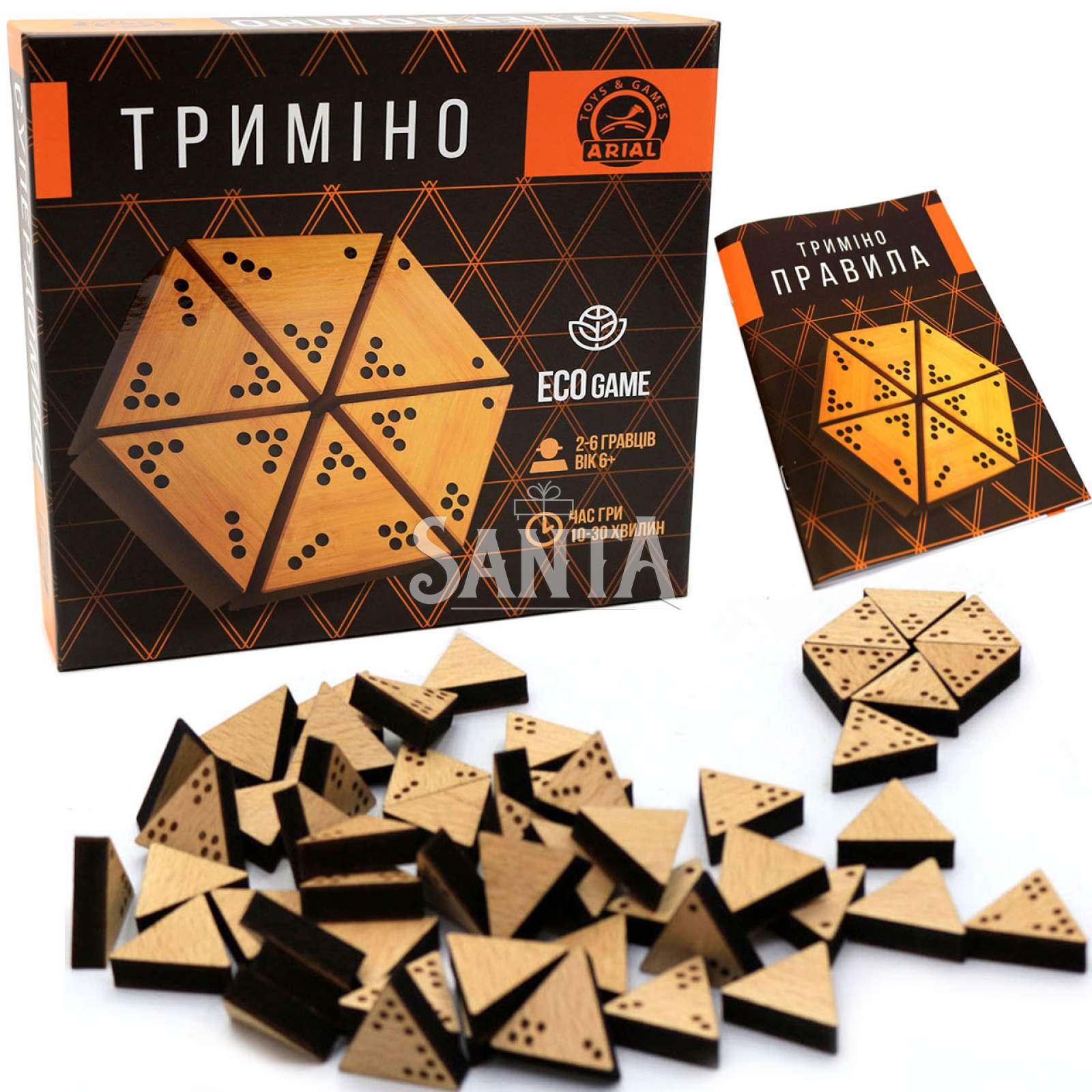 

Настольная игра Arial «Тримино» (Супердомино), от 6 лет (910138)