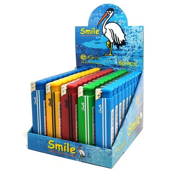 

Зажигалка карманная Smile 7106 Цветная (резиновое покрытие) 50шт