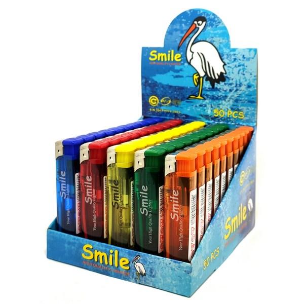 

Зажигалка карманная Smile 3108 Прозрачная 50шт