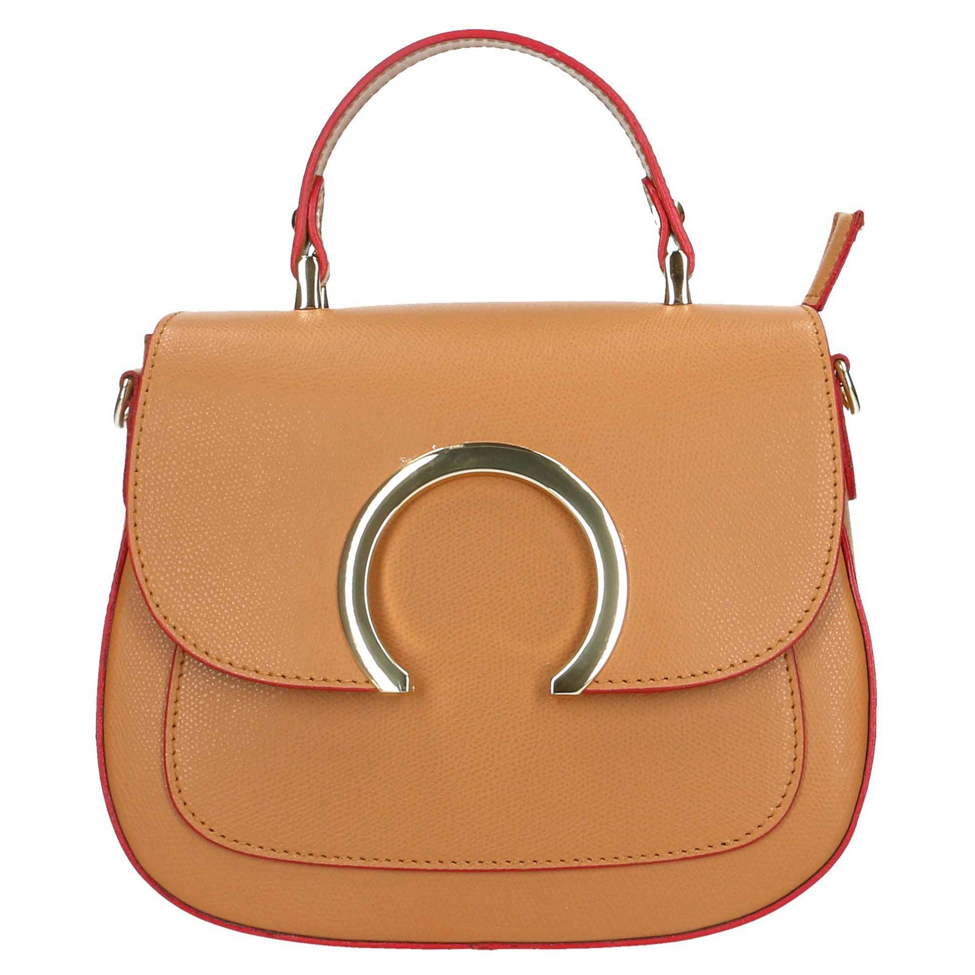 

Пошет женский кожаный Amelie Pelletteria 689050_cuoio перу с красным