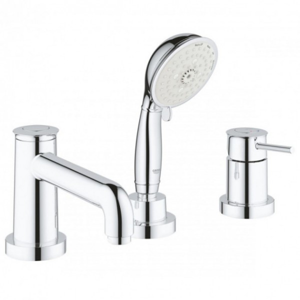 

Смеситель для ванны на три отверстия Grohe BauClassic 2511800A