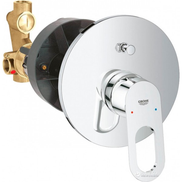 

Смеситель скрытого монтажа для душа Grohe BauLoop 29081000 на два потребителя
