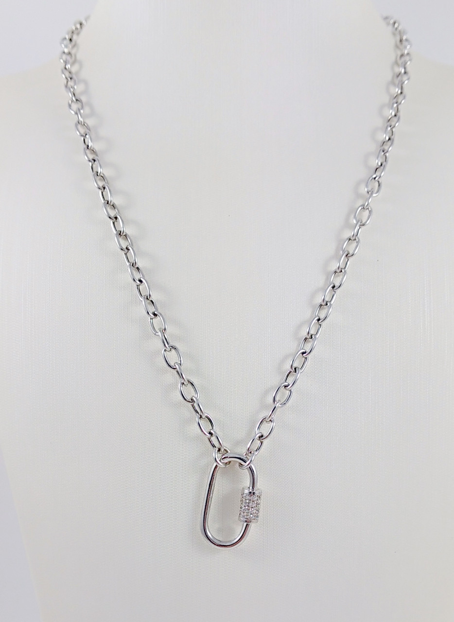 

Колье серебряное KL835-б