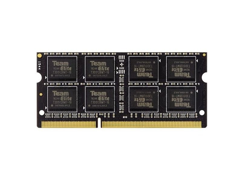 

Модуль памяти для ноутбука Team SoDIMM DDR3 8GB 1600 MHz (TED38G1600C11-S01)