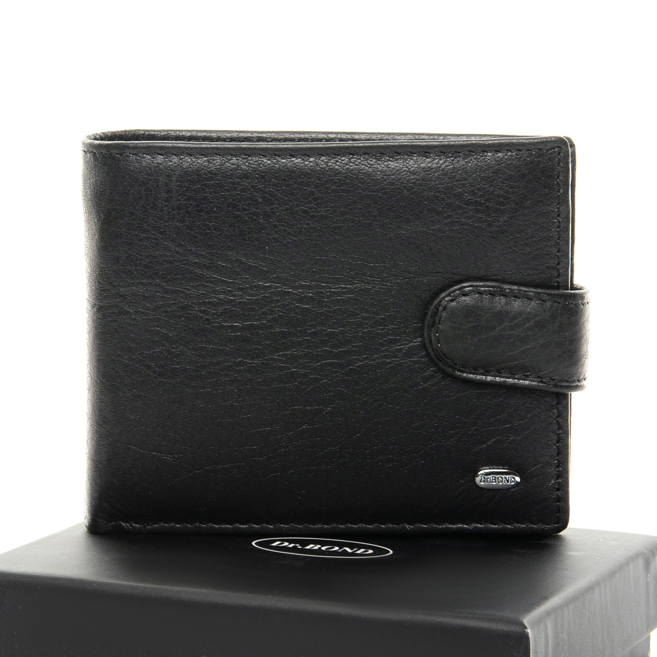 

Мужской кошелек Classic кожа DR. BOND M18055-1 черный