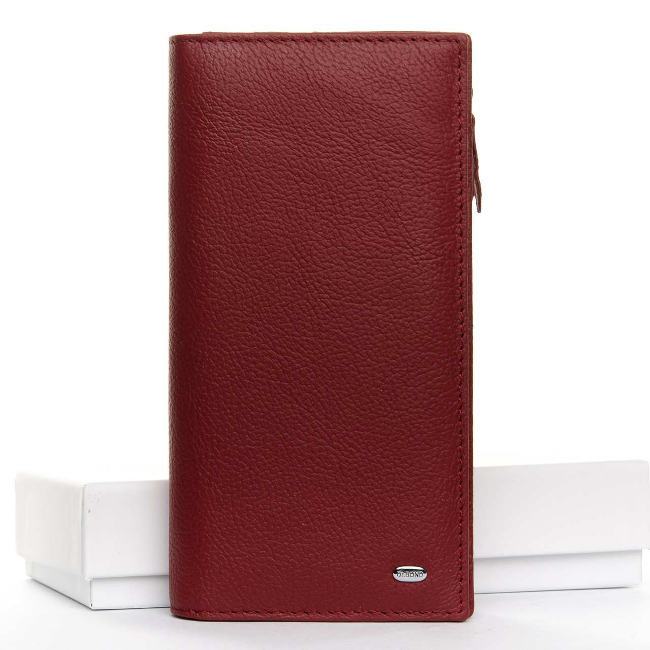 

Кошелек Classic кожа DR. BOND WMB-3M темно-красный