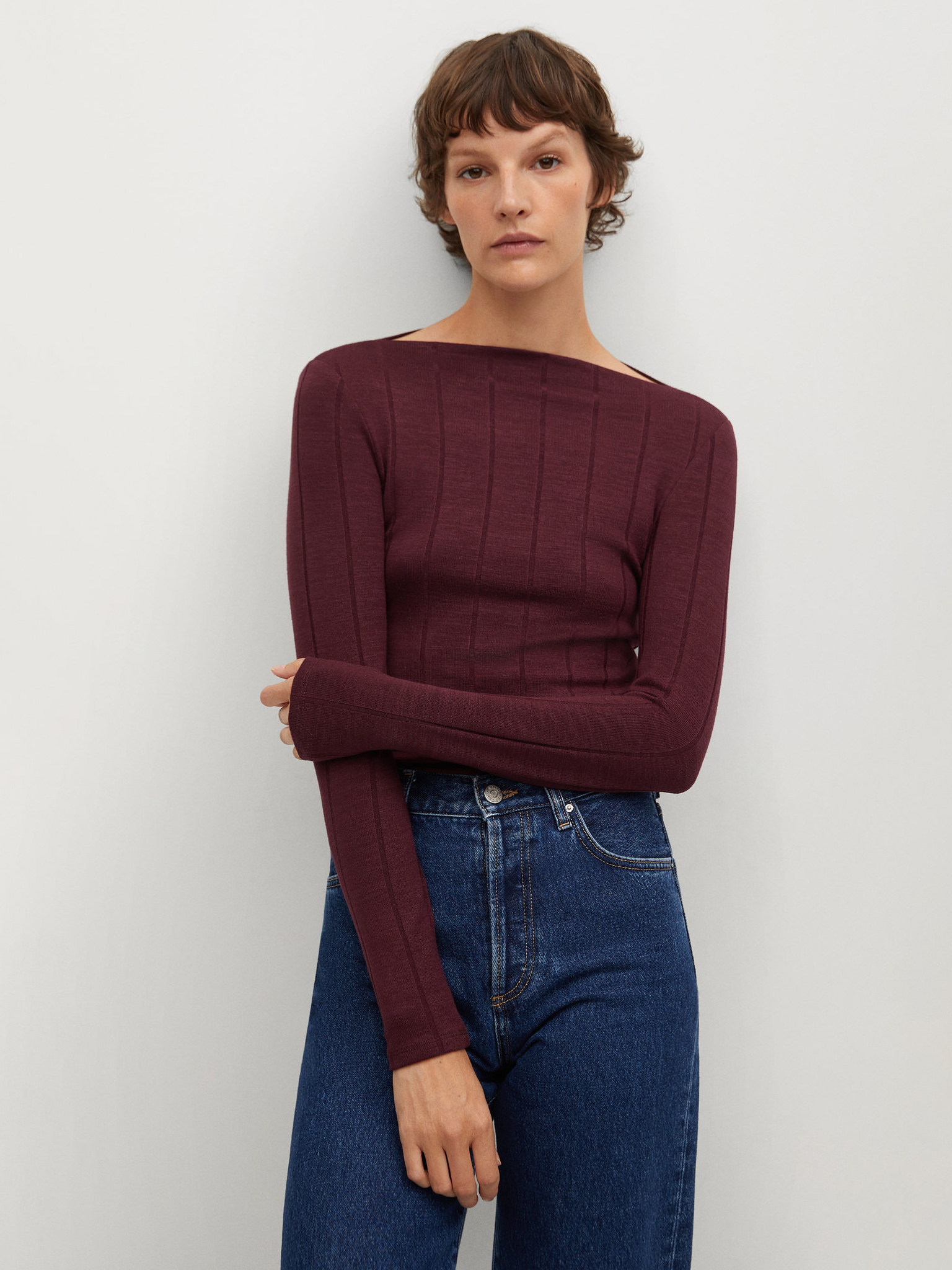 

Лонгслив Mango 87020536-78 L