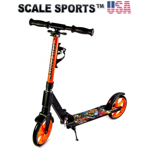

Самокат Scale Sports Elite (SS-15) оранжевый + Led фонарик