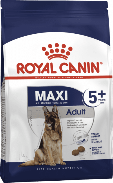 

Сухой корм для собак крупных пород Royal Canin MAXI ADULT 5+ для собак старше 5 лет (15 кг)