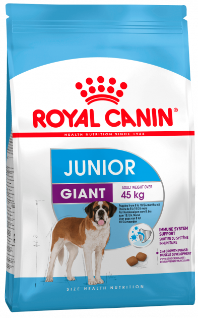 

Сухой корм для собак гигантских пород Royal Canin GIANT JUNIOR для юниоров от 8 мес. (15 кг)