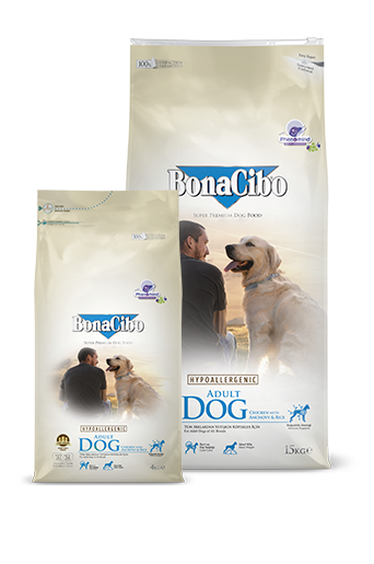 

Сухой корм для собак BonaCibo Adult Dog Chicken&Rice with Anchovy с мясом курицы, анчоусами и рисом 4 кг