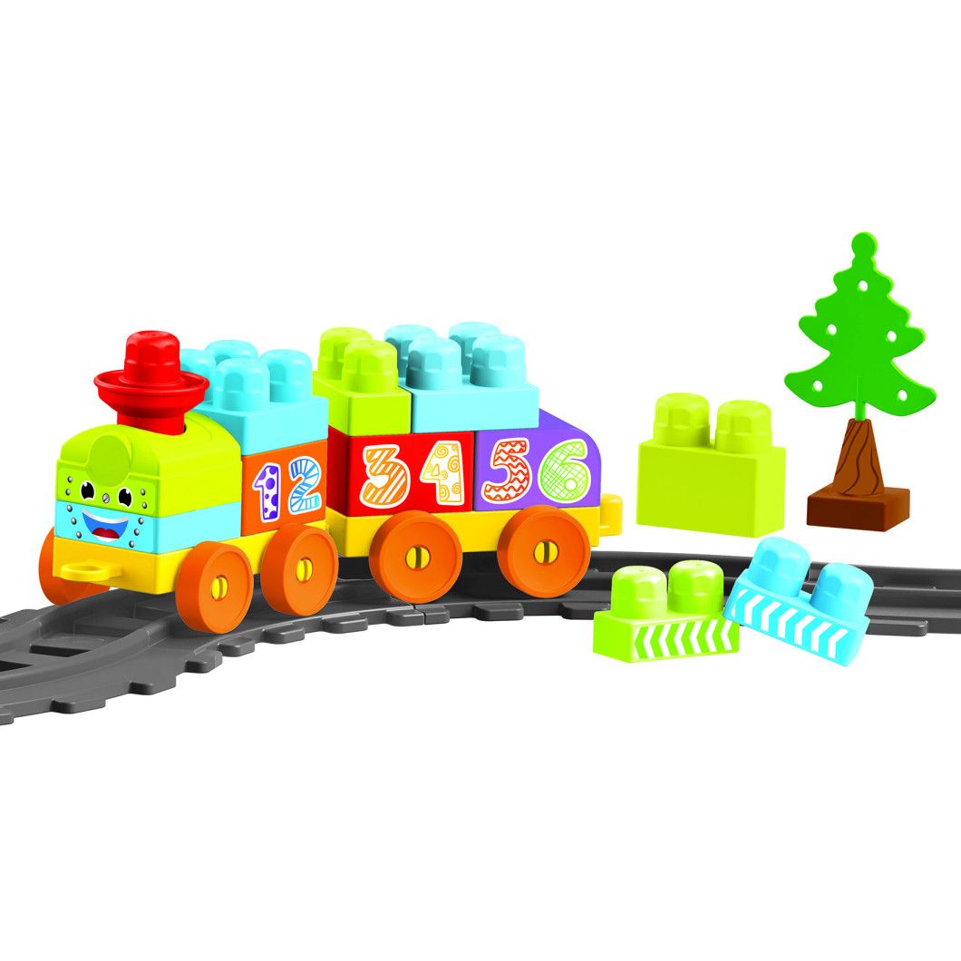 

Конструктор Wader Baby Blocks Train Set Мої перші кубики Залізниця 145 см 36 елементів (41460)