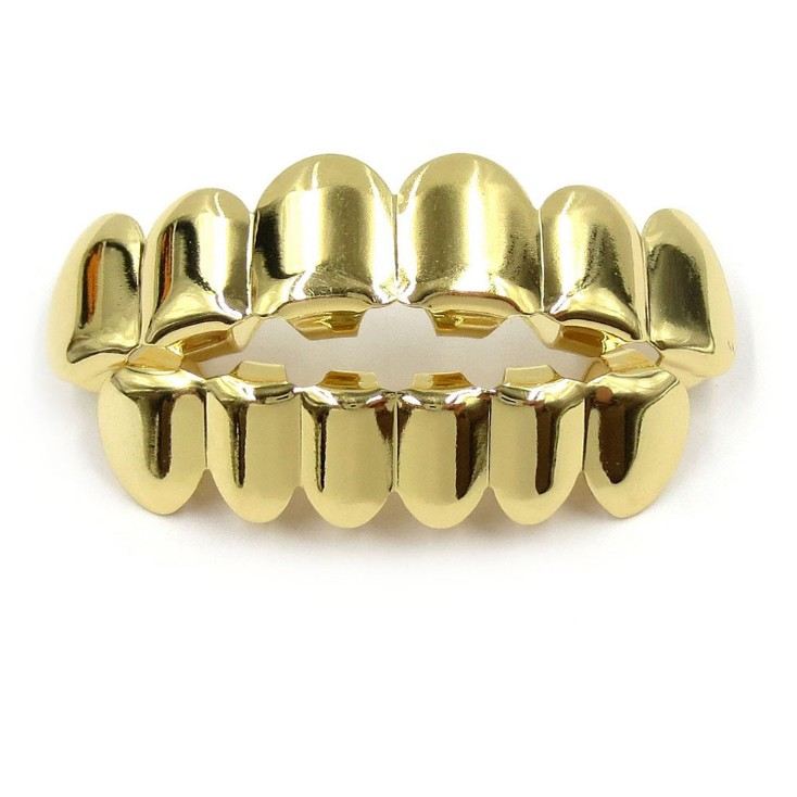 

Зубы (брекеты,грилзы) золото нержавеющая сталь Grillz