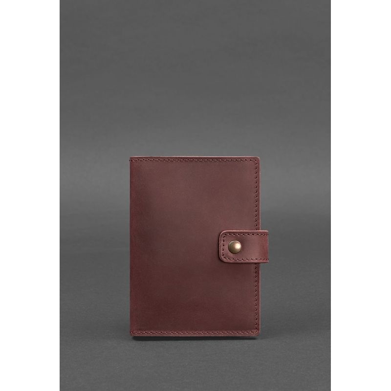 

Обложка для паспорта BlankNote 14x10 см Бордовый 000056891