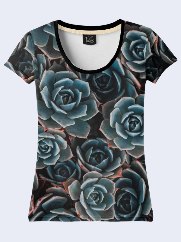 

Женская футболка Succulents (2452) Vilno L (48) Разноцветный 000055243