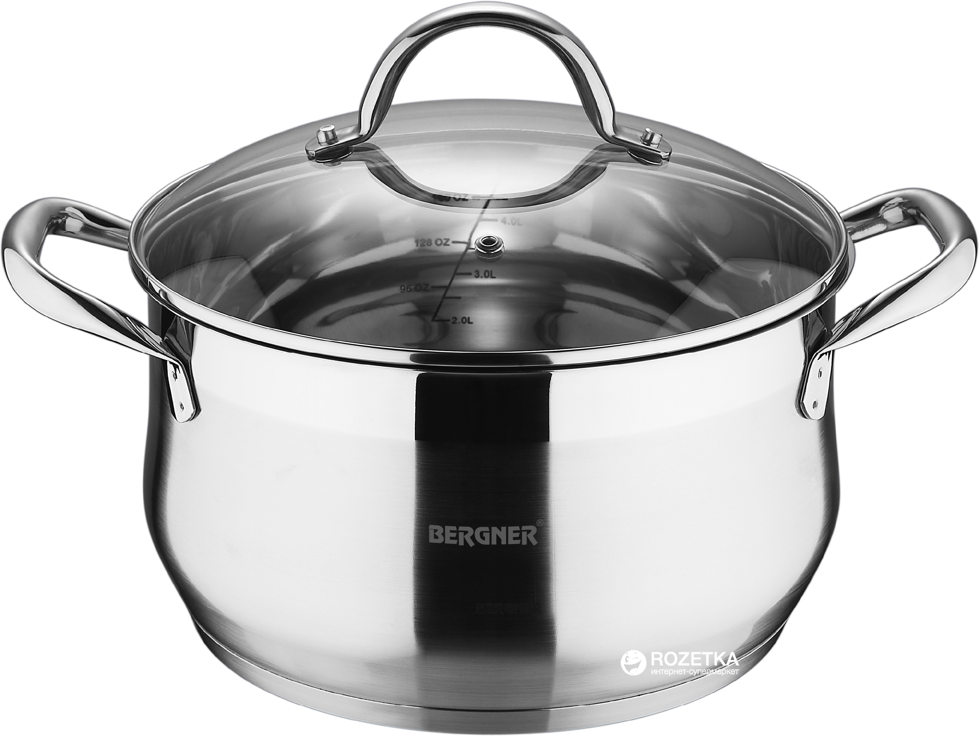 

Кастрюля Bergner Gourmet с крышкой 6 л (BG-6508L)