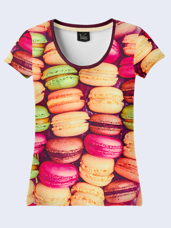 

Женская футболка Французские макаруны (2307) Vilno S (44) Разноцветный 000053750